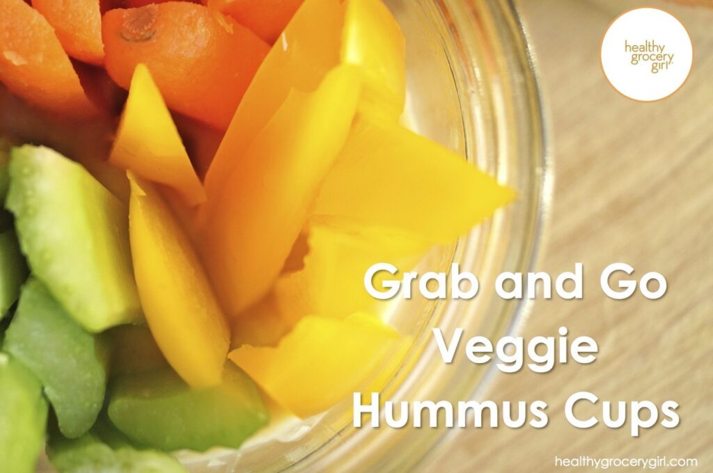 Veggie Hummus Cups – Healthy Grocery Girl