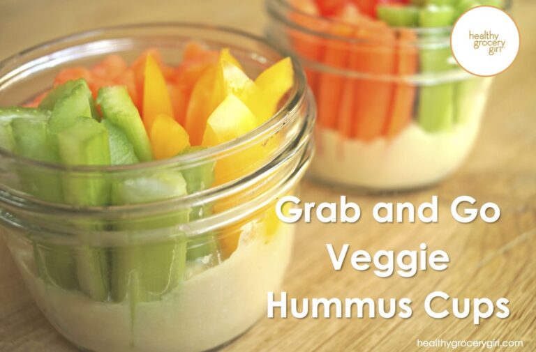 Veggie Hummus Cups