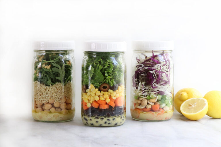 3 MEAL PREP SALADS FOR A QUICK, HEALTHY LUNCH