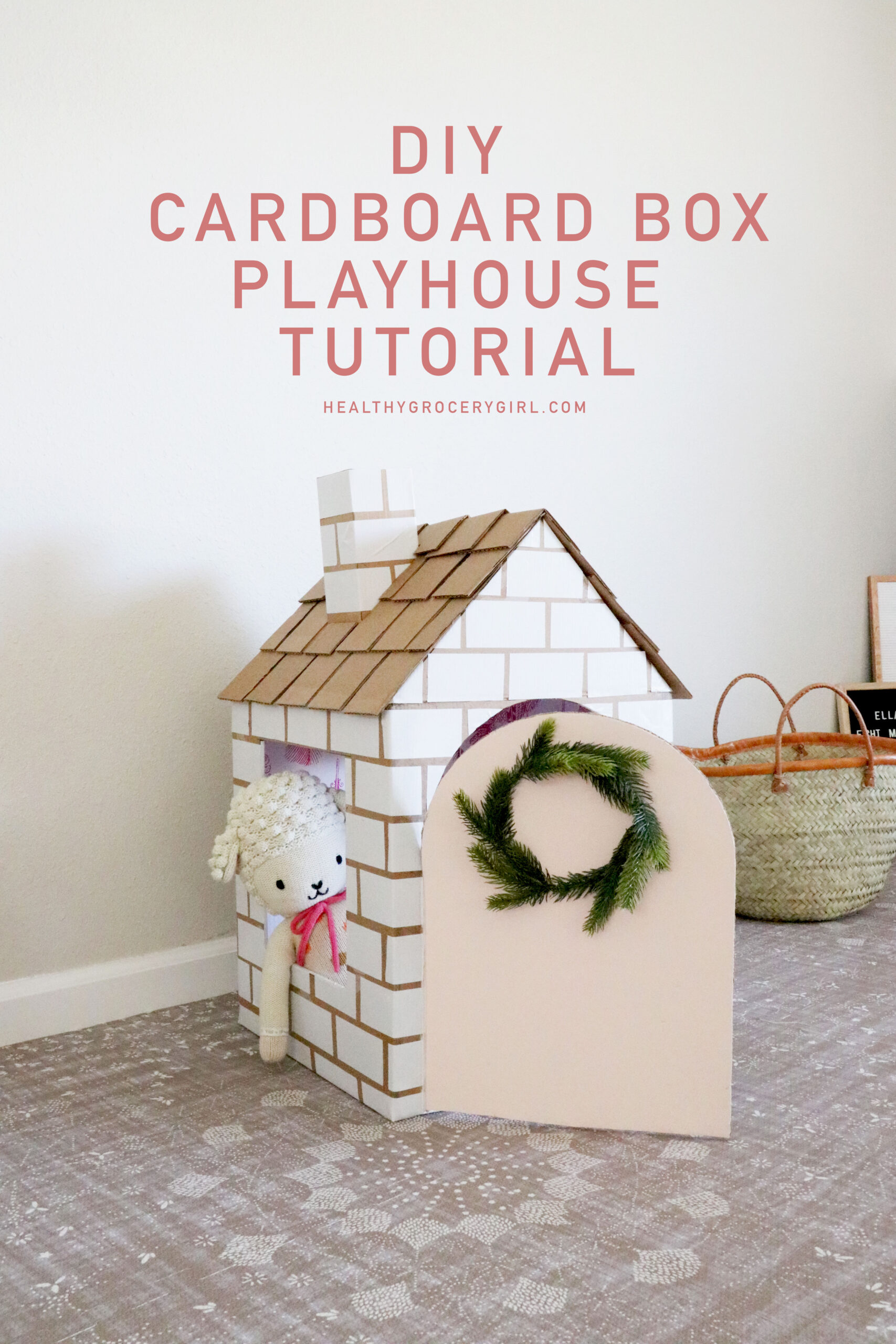 how to make a cardboard box house