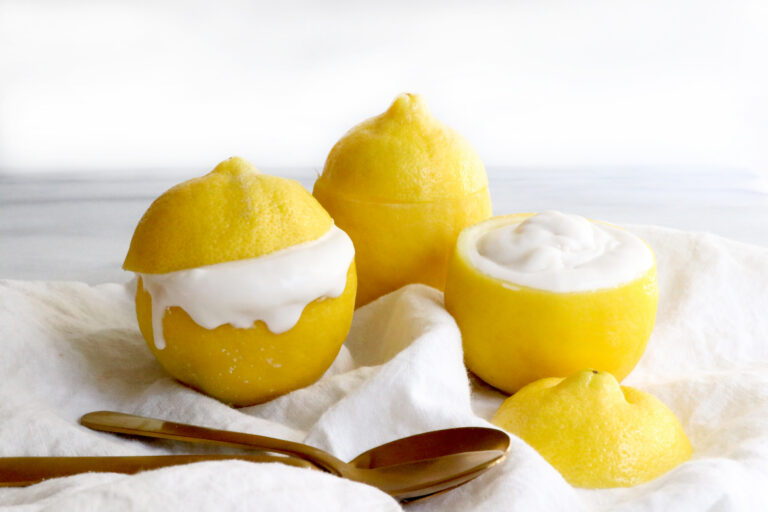 Coconut Cream Filled Lemons