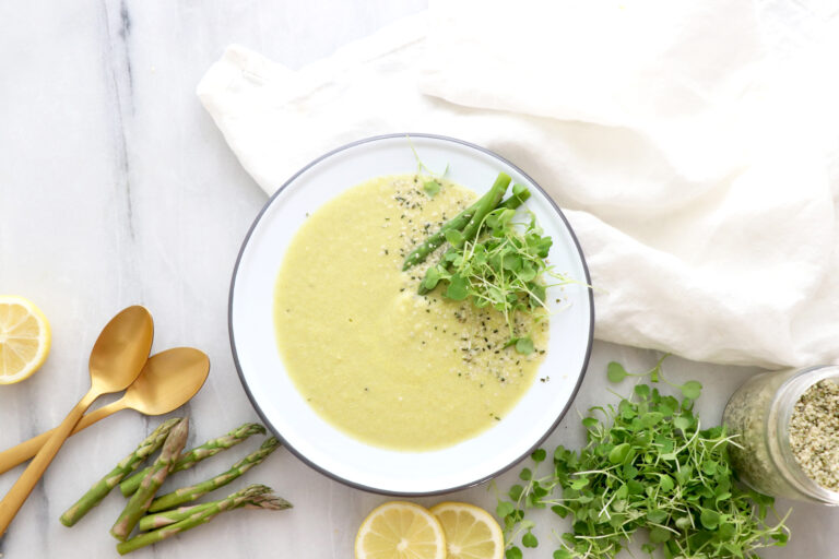 Creamy Lemon Asparagus Soup